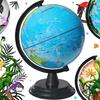 Good Quality Kids Educational Plastic World Globe Earth Map Piggy Bank with Geography Made in China