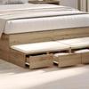 Bed Drawers Artisan Oak 120 x 36.5 x 16.5 cm Particleboard