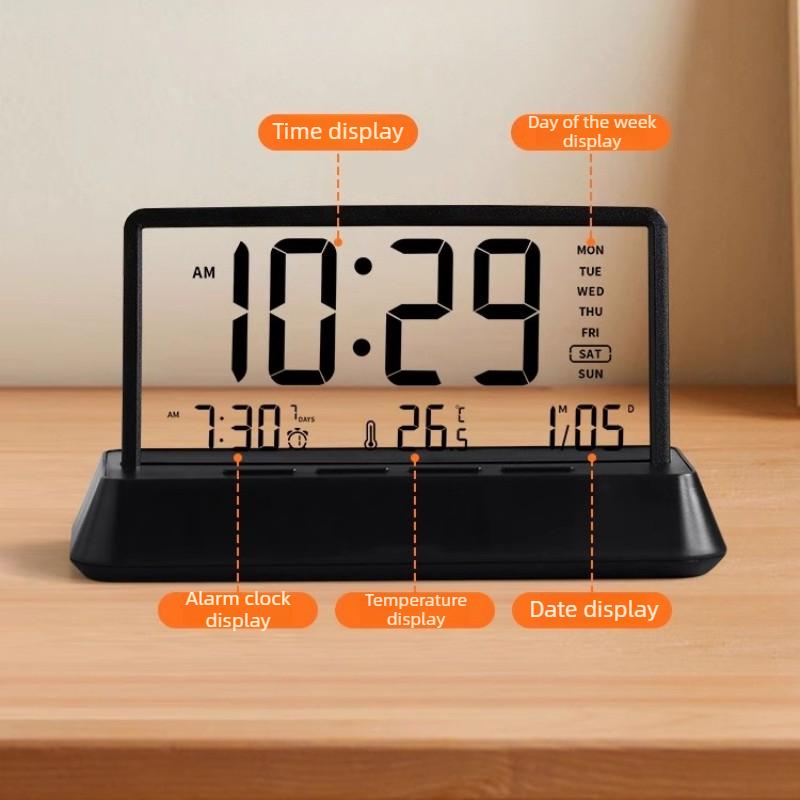 Elektronische Uhr Neue Ornamente Schreibtisch Kreative Digitale Wecker Wohnzimmer Kalender Hochwertige Heimdekoration