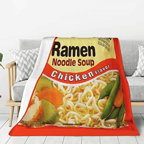 Ramen printed flannel blanket sofa blanket bed sheet bedspread decorative blanket production source direct supply