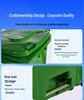 Large Capacity Trash Can with Lid and Foot Pedal for Residential or Commercial Use, Suitable for Outdoor Waste Sorting