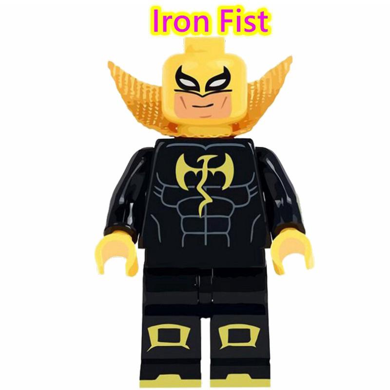 Kompatibel mit Minifiguren Marvel Daredevil Kingpin Iron Fist Bausteine Spielzeug für Kinder