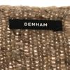 DENHAM Wool Blend Long Sleeve V Neck Sweater S Brown Knit Men's Used
