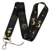Moon Planet Cell Phone Lanyard: ID, Campus Meal, and Bus Card Holder