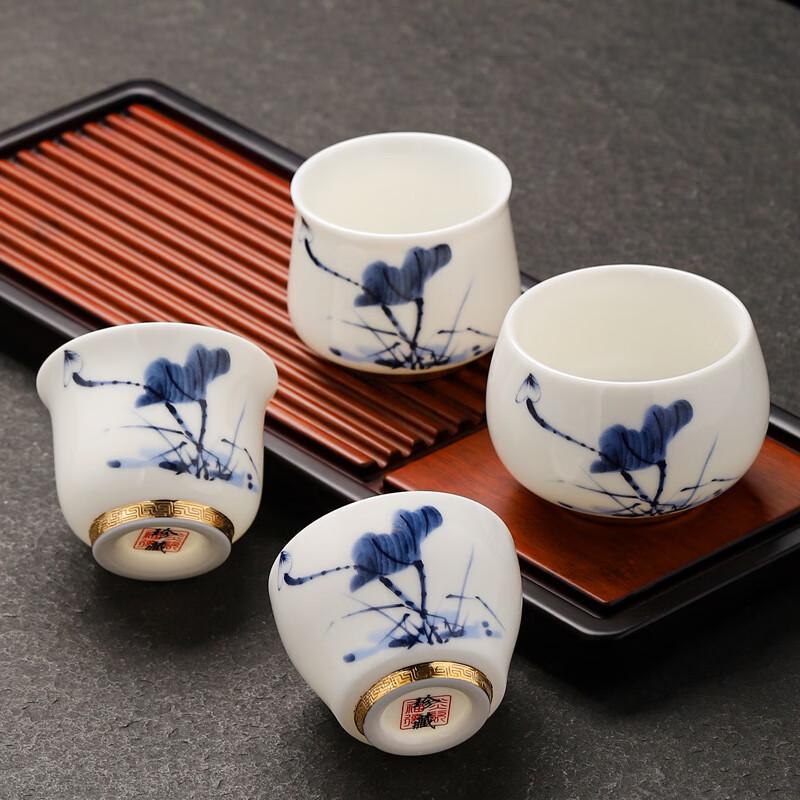Jialang Sheep Fat Jade Ceramic Teacup
