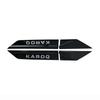 WUM1 4pcs ABS Car Styling Fender Stickers Badge for SKODA SUPERB KODIAQ KAMIQ KAROQ Auto Side Emblem Decals Decoration