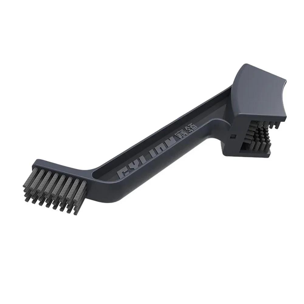 

Щетка для чистки двухконцевой цепи мотоцикла, горного велосипеда, скутера, щетка для очистки цепи велосипеда, инструмент для чистки цепи мотоцикла чёрный