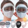 1 Stück Radfahren UV-Schutz Gesichtsmaske Verstellbare Atmungsaktive Vollgesichtsabdeckung mit Schutzbrille Mehrfachpackung Radmaske