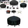 Outdoor Garden Bbq Grill Cover With Waterproof Uv Resistant Oxford Fabric For Fire Pit