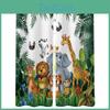 Forest Animals Cartoon Kids Blackout Curtain With Digital Print For Bedroom Decor