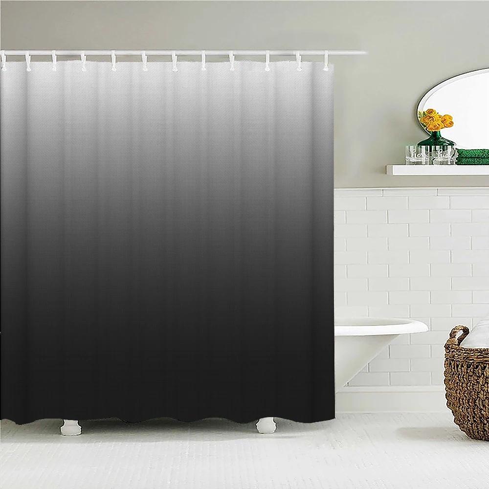 Modern Art Style Marble Geometric Patterns Shower Curtain Waterproof Home Decor Polyester Fabric Bathroom Curtains