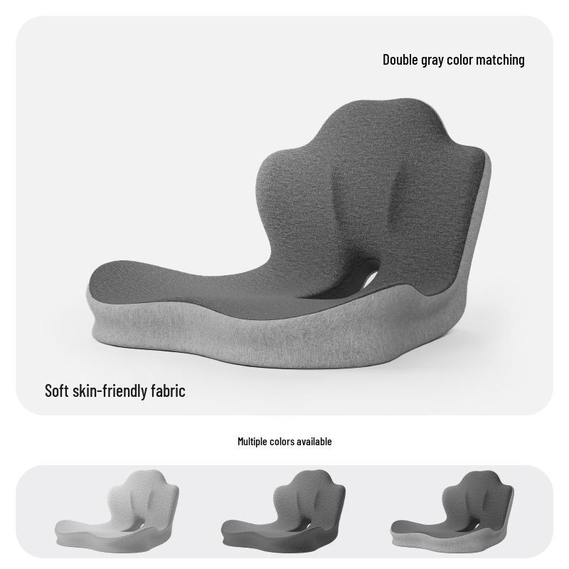 Ergonomic Integrated Seat & Backrest Cushion for Office, Student, and Car Support
