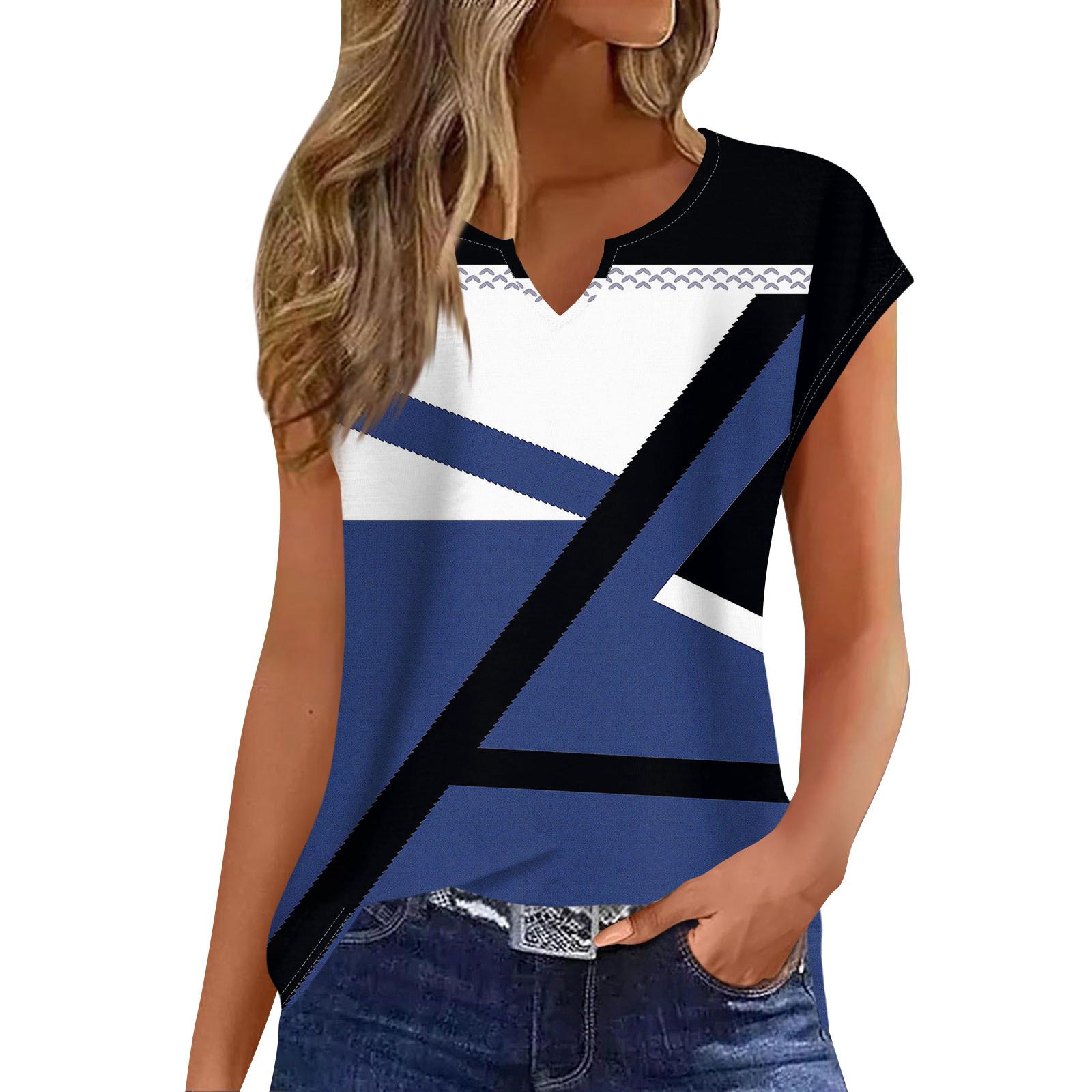 Женские модные топы с короткими рукавами — фото 3