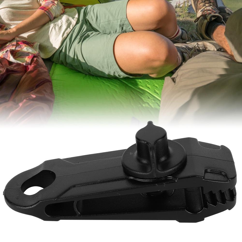 8Pcs Outdoor Camping Plastic Tent Clip Camping Canopy Awnings Wind Rope Clamp Windproof with Barb