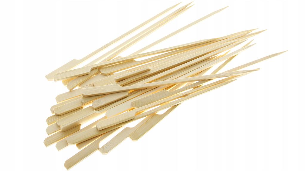 BAMBOO TOOTHPICKS SKEWERS 20cm SET 30pcs
