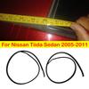 For Nissan Tiida 2005-2011 Sedan 73852-ED400 73853-ED400 152cm Auto Car Roof Drip Finish Moulding Seal Strips Rubber