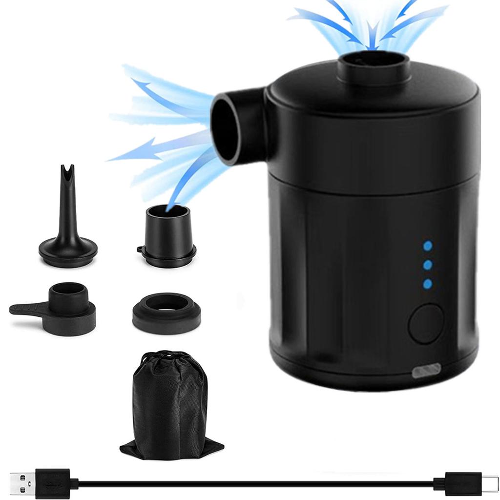Multifunctional Electric Inflatable Pumps Rechargeable Powerful Efficient Quickly Inflating Tool For Airs Mattress Swimming Ring