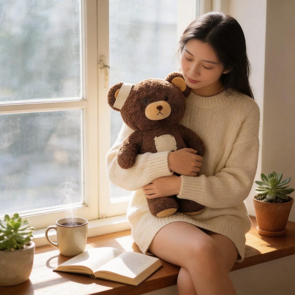 Plüsch-Teddybär-Kissen mit Polyesterfaserfüllung für Kinder und Erwachsene