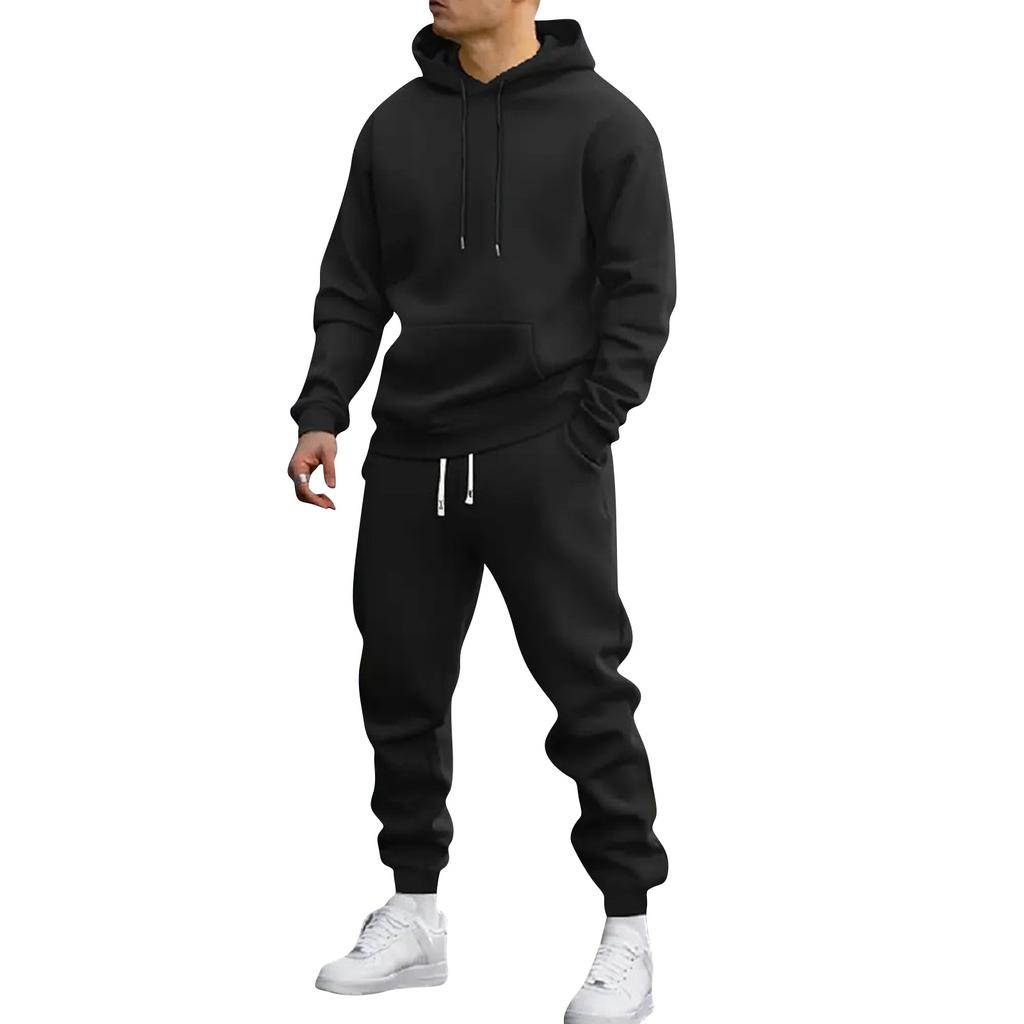Ensemble Sweat à capuche et Jogging Colorés pour Homme Décontracté Athlétique Deux Pièces