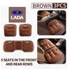 Car Velvet Cushion Anti Slip Pad Backrest Seat Cover Auto Interior Accessories For Lada Xray Granta Priora Sedan Sport Kalina SS15