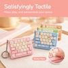 26 Key Decompression Button Toy Creative Style Keyboard Keychain  Accessories Gift