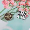 Simple Creative Cartoon Letter Shape Metal Alloy Brooch For Unique Style Lovers