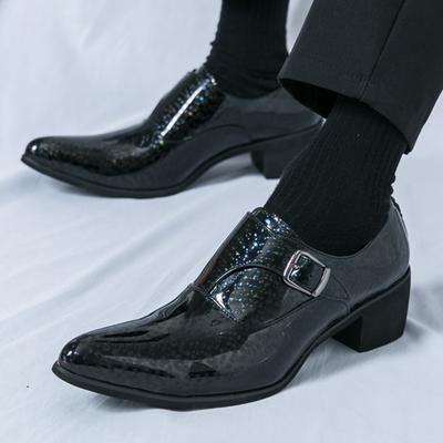 New Blue Gold Silp On Monk Strap Shoes For Men Casual Comfort Loafers Formal Dress Wedding Footwear Zapatillas Hombre