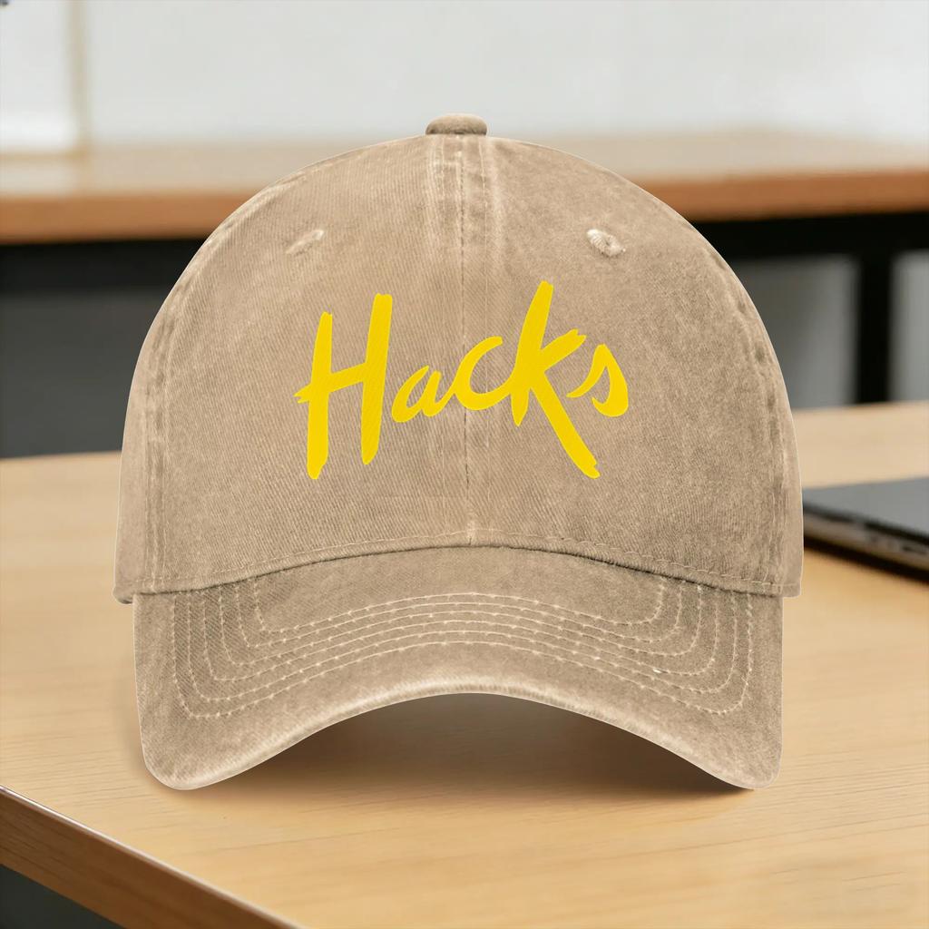 Washed Baseball Cap Yellow Hacks Summer Hip Hop Hats For Couple Women Casual Hiking Fishing Sun Baseball Caps