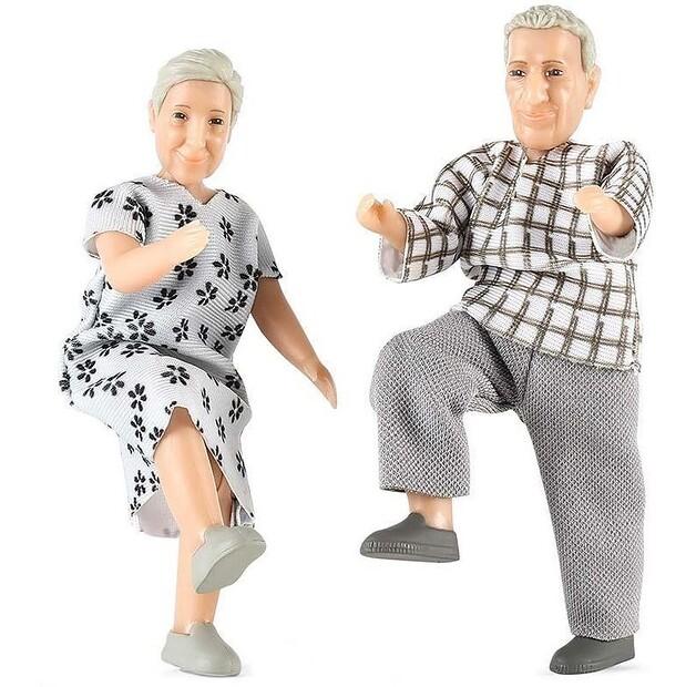 Lundby Doll Set Grandfather and Grandmother Jamie
