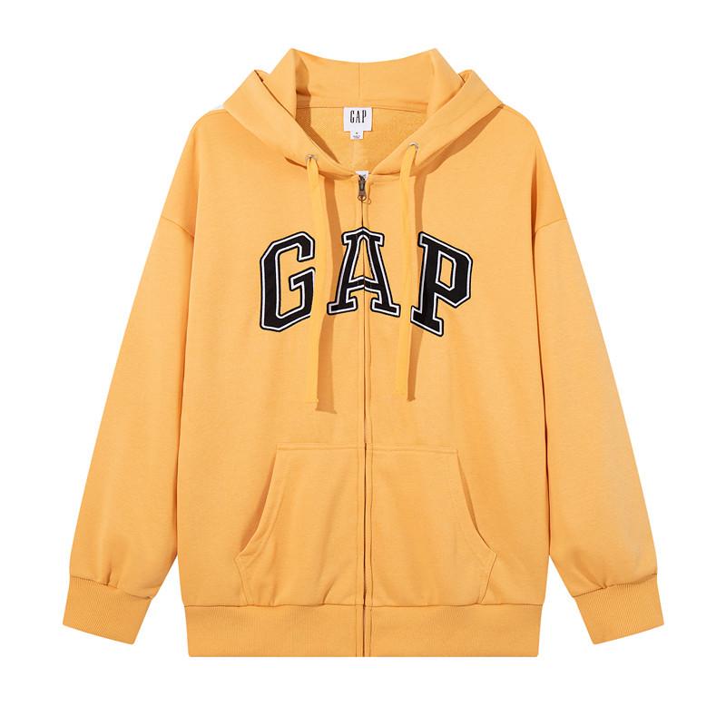 GAP Trendy pánska bavlnená mikina vo voľnom strihu s výšivkou písmen a zamatovou podšívkou Large