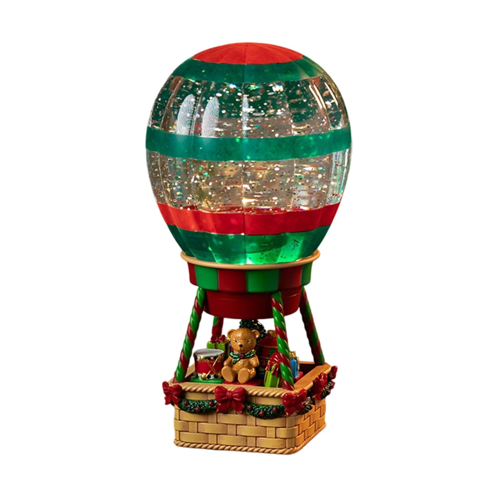 

Christmas Snow Globe Holiday Decor Water Globe for Fireplace Tabletop Family