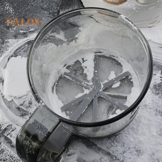 Tamis à farine en plastique de 250ML, tasse en plastique, maille Fine, facile à utiliser, propre, multifonctionnel, portable, taille compacte