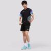 Li-Ning Breathable Quick-Dry Running Badminton Training Short Sleeve T-Shirt And Shorts Casual Sports Set Unisex sports set AATV081-1