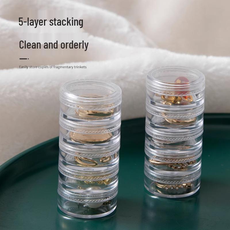 Mini Portable Jewelry and Cosmetic Organizer Box for Accessories