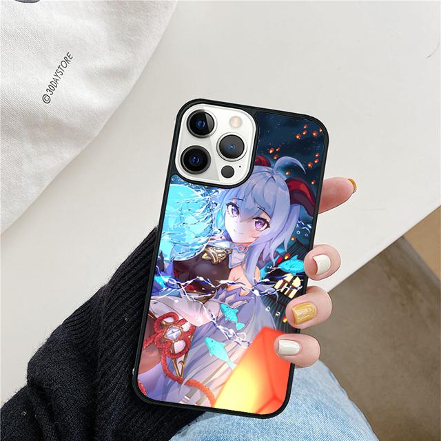 Ganyu Genshin Impact Phone Case For iPhone 17 Air 15 16e Cover 11 13 14 Pro Max 12 Plus Max Fundas