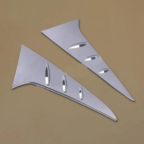 For Toyota Sienna -2025 Chrome Rear Door Spoiler Wing Cover Trims Accessory