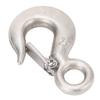 1T Lifting Hook 304 Stainless Steel Heavy Duty Hook for Industrial Hoisting Port Transportation