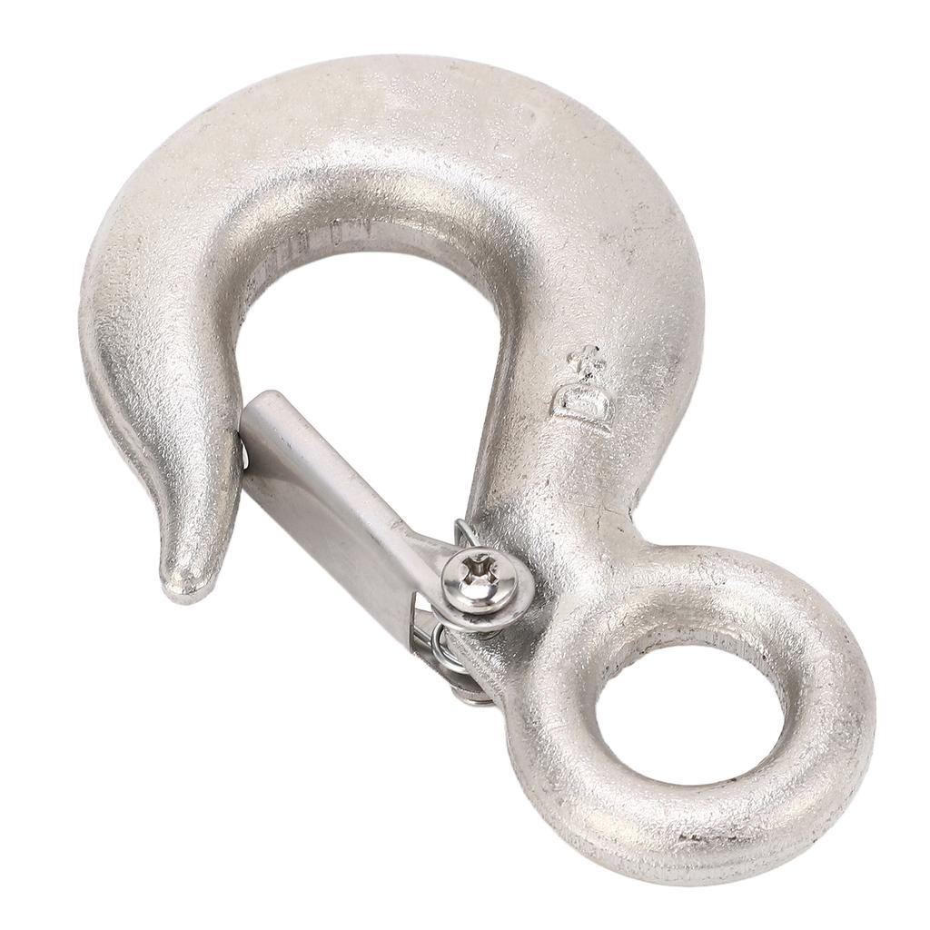 1T Lifting Hook 304 Stainless Steel Heavy Duty Hook for Industrial Hoisting Port Transportation