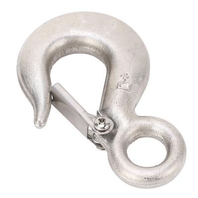 1T Lifting Hook 304 Stainless Steel Heavy Duty Hook for Industrial Hoisting Port Transportation