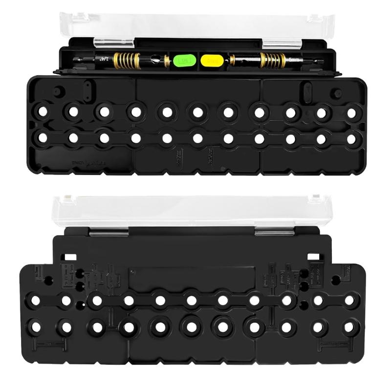 Hinge Installation Guide Tool Includes Auto Alignings Drill Bit and Closed Compartment Organization