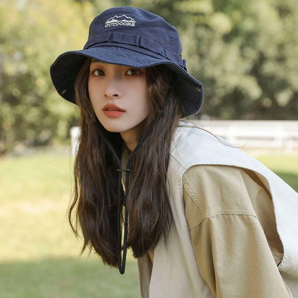 Big Brim Western Cowboy Hat Sun Protection Sun Protection Bucket Cap Hiking Fisherman Hat  Hiking
