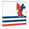 Disney Mickey Mouse Art 30cm X Made In Stylish Interior Living Room Tricolor Fabric Panel, 30cm, Japan, Poster, Decor, Decor, Surf, Beach, Panel,