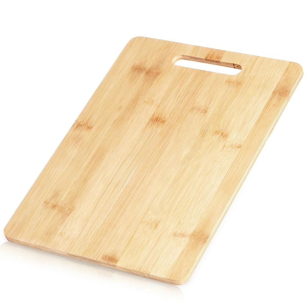 Średnia Deska Bambusowa Kuchenna do Krojenia Serwowania Drewniana 35,5x25,5