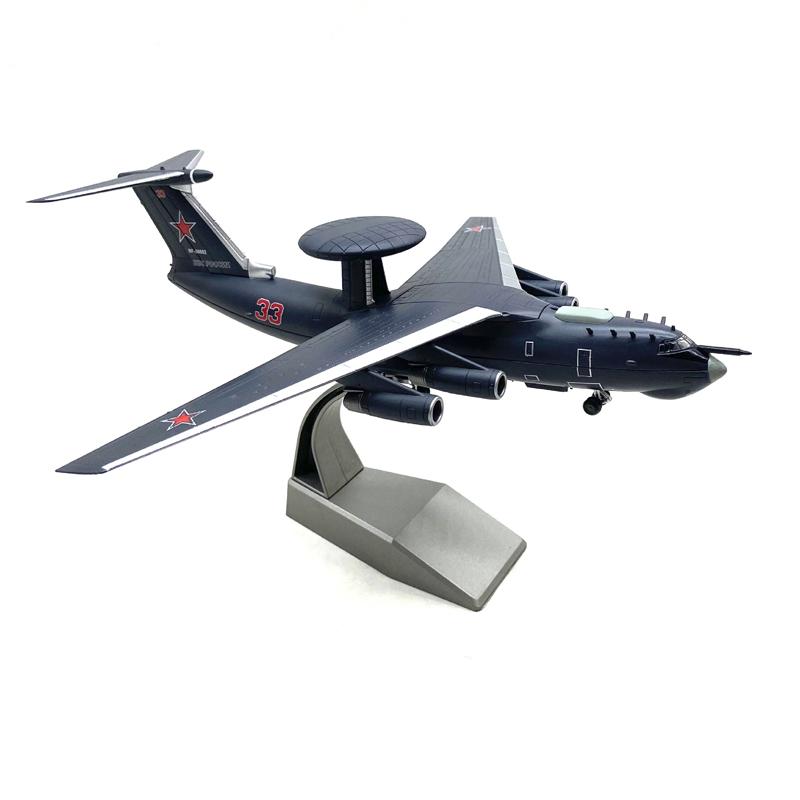 1/200 Scale Soviet A-50U AWACS Aircraft Model Diecast Metal Military Plane Finished Decorative Ornament Collect Gift