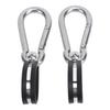 2PCS Airpower Line Clamp Stainless Steel Hanger Bracket Mounting Assembly Cushion Clamps for 3 In 1 Wrap Air Hose Lines