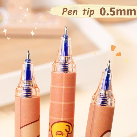 6 Stück Weihnachten Radierbare Gelstifte 0,5 mm Einziehbar Blaue Tinte Stifte mit Radiergummis Festliche Schulbürobedarf