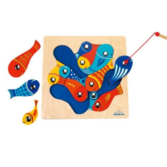 BorneLund Original Fishing Puzzle for Ages 4 and Up HY704610