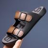 Summer Male Comfortable Luxury Sandals Fashion Casual Outdoor Beach Slippers Breathable Wading Shoes Leather Men Sandals hombre
