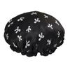 Elastic Shower Cap Double Layered Shower Hair Cover Universal Bath Hat