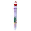 Cartoon Christmas 10-color ballpoint pen Christmas student stationery gift cute press color pen ten-color pen